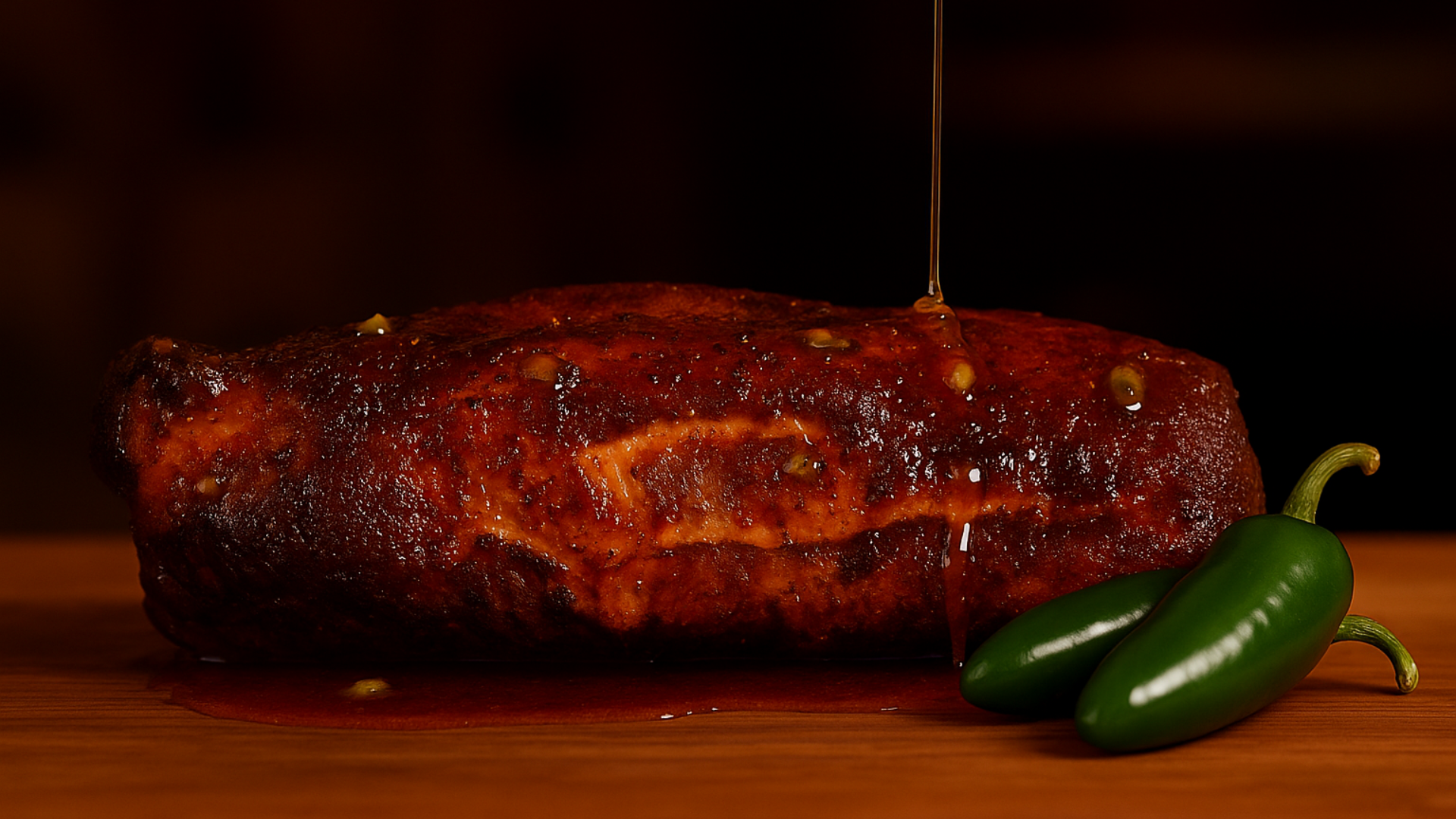 Smoked Jalapeno Honey Glazed Pork Loin