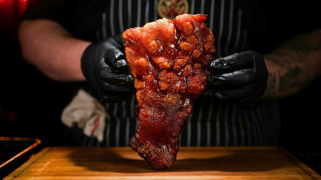 Smoked Puerto Rican Pernil and Crispy Cuerito