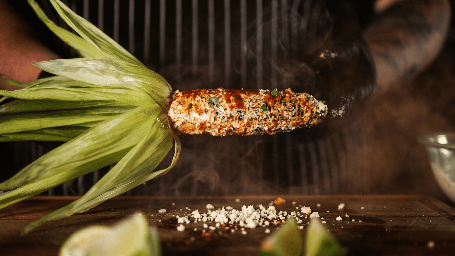 Fire-Roasted Elote