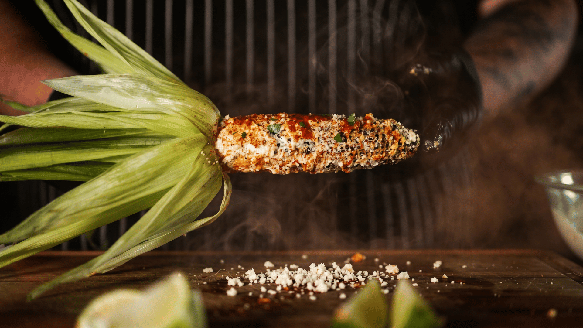 Fire-Roasted Elote