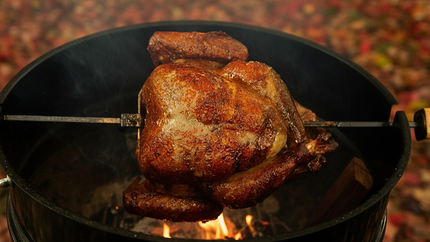 Creole Brined Butter Injected Smoked Turkey
