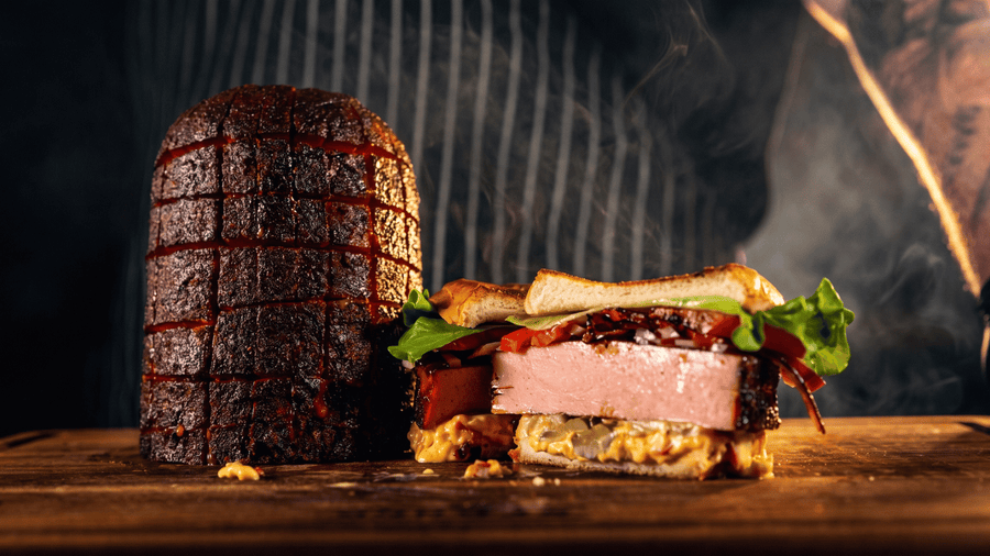 Smoked Bologna Sandwich With Jalapeño Pimento Cheese